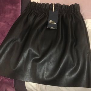 Zara leather skirt